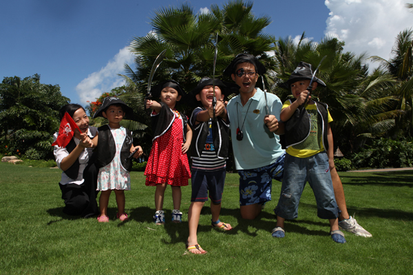三亚文华东方酒店吹响儿童活动营的号角